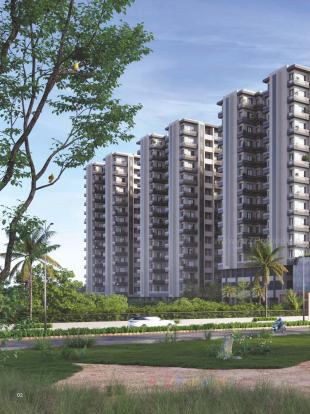 Elevation of real estate project Nandan located at Vavdi, Rajkot, Gujarat