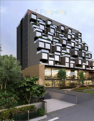 Elevation of real estate project Om Decora 9 Square located at Nana-mava, Rajkot, Gujarat