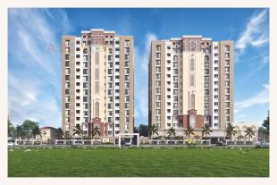Elevation of real estate project Prabhu Heights located at Ghanteshvar, Rajkot, Gujarat