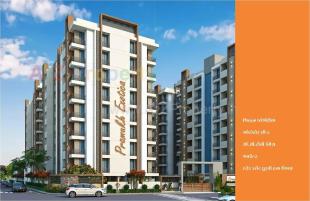 Elevation of real estate project Pramukh Exotica located at Mavdi, Rajkot, Gujarat