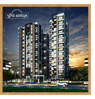 Elevation of real estate project Pusti Heights located at Rajkot, Rajkot, Gujarat