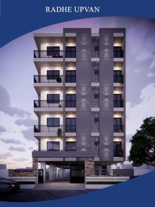 Elevation of real estate project Radhe Upvan located at Ghanteshwar, Rajkot, Gujarat