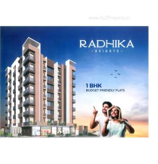 Elevation of real estate project Radhika Heights located at Ghanteshwar, Rajkot, Gujarat