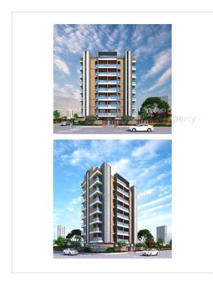 Elevation of real estate project Rivera View located at Mavdi, Rajkot, Gujarat