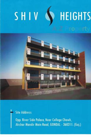 Elevation of real estate project Shiv Heights located at Gondal, Rajkot, Gujarat