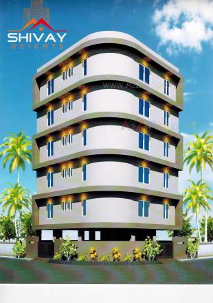 Elevation of real estate project Shivay Heights located at Mavdi, Rajkot, Gujarat