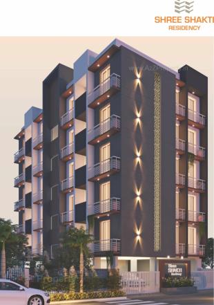 Elevation of real estate project Shree Shakti Residency located at Ghanteshwar, Rajkot, Gujarat