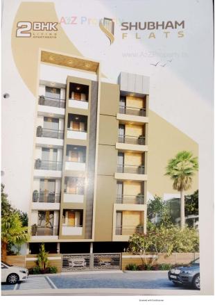 Elevation of real estate project Shubham Flats located at Raiya, Rajkot, Gujarat