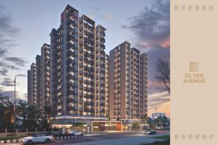 Elevation of real estate project Silver Avenue located at Mavdi, Rajkot, Gujarat