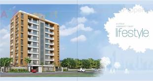 Elevation of real estate project Silver Wood located at Mavdi, Rajkot, Gujarat
