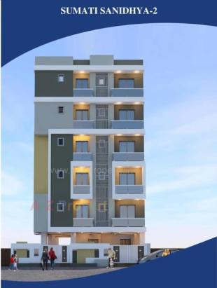 Elevation of real estate project Sumati Sanidhya located at Ghanteswar, Rajkot, Gujarat