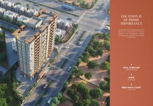 Elevation of real estate project Sunrise Platinum located at Ghanteshwar, Rajkot, Gujarat