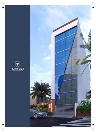 Elevation of real estate project The Corporate located at Raiya, Rajkot, Gujarat