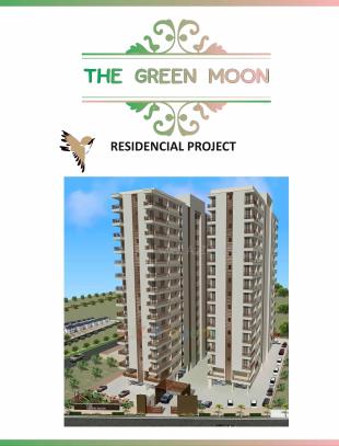 Elevation of real estate project The Green Moon located at Motamava, Rajkot, Gujarat