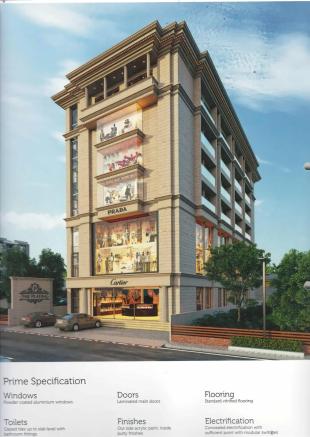 Elevation of real estate project The Platina located at Rajkot, Rajkot, Gujarat