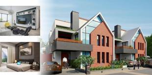 Elevation of real estate project V Bunglows located at Mavdi, Rajkot, Gujarat