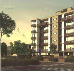 Elevation of real estate project Vivanta located at Nana-mava, Rajkot, Gujarat