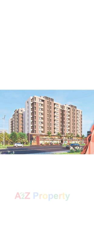 Elevation of real estate project Vrindavan Green located at Vavdi, Rajkot, Gujarat