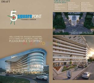 Elevation of real estate project 5 Square Point located at Jahangirabad, Surat, Gujarat