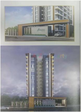 Elevation of real estate project Abhishek Luxuria located at Abrama, Surat, Gujarat