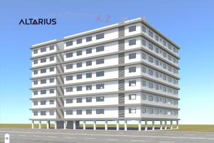 Elevation of real estate project Altarius located at Dumas, Surat, Gujarat