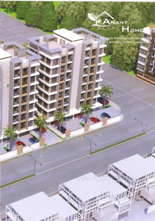 Elevation of real estate project Anant Homes located at Utran, Surat, Gujarat