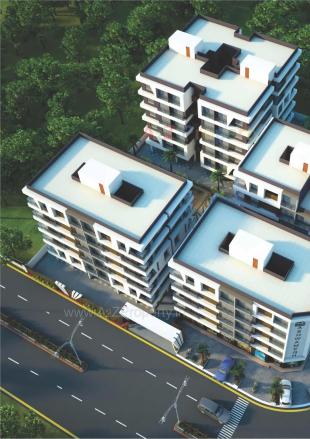 Elevation of real estate project Ashwamegh Palace located at Surat, Surat, Gujarat