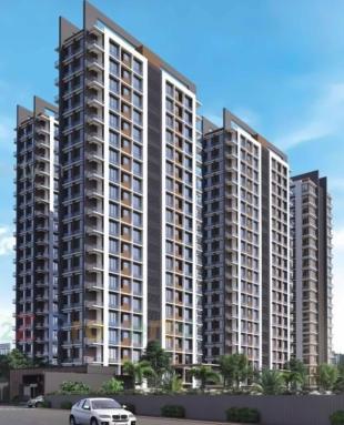 Elevation of real estate project Atlanta Sky Deck located at Bhimrad, Surat, Gujarat