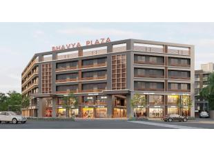 Elevation of real estate project Bhavya Resi Plaza located at Unn, Surat, Gujarat