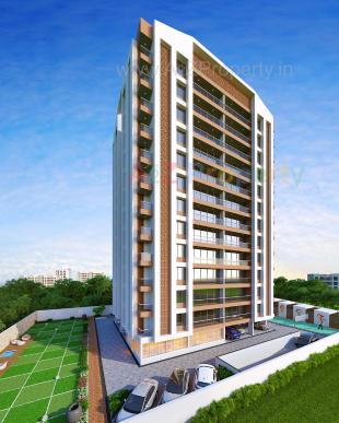 Elevation of real estate project Bhoomipujya Residency located at Pal, Surat, Gujarat