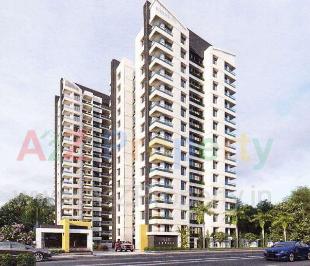Elevation of real estate project Blue Candle located at Singanpore, Surat, Gujarat