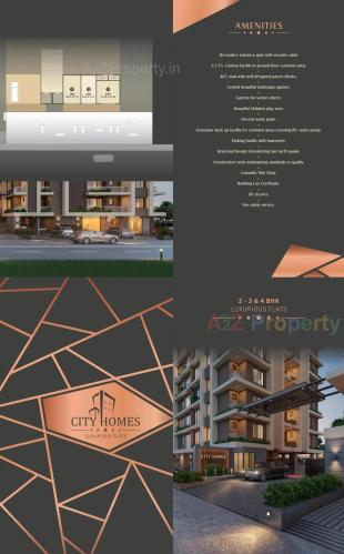 Elevation of real estate project City Homes located at Rander, Surat, Gujarat
