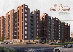 Elevation of real estate project Flower View Homes located at Dindoli, Surat, Gujarat