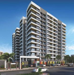 Elevation of real estate project Heaven Enclave located at Variav, Surat, Gujarat