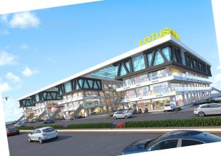 Elevation of real estate project Lotus Mall located at Bardoli, Surat, Gujarat