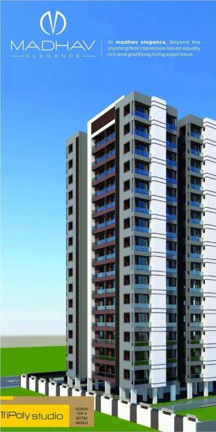 Elevation of real estate project Madhav Elegance located at Jahangir-pura, Surat, Gujarat