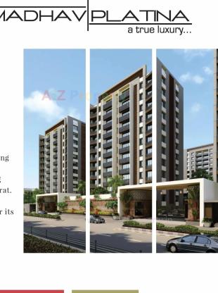 Elevation of real estate project Madhav Platina located at Jahangir-pura, Surat, Gujarat