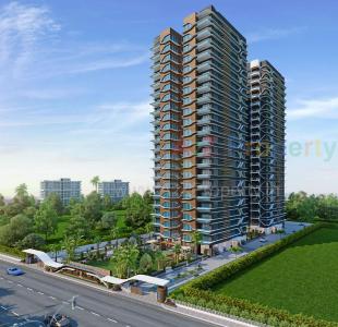 Elevation of real estate project Md's Landmark Universe located at Althan, Surat, Gujarat