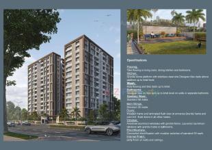 Elevation of real estate project Milestone Utsav located at Althan, Surat, Gujarat