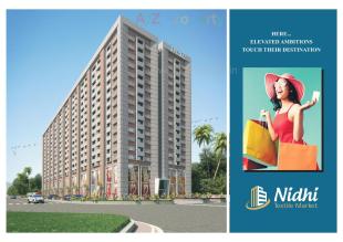 Elevation of real estate project Nidhi Textile Market located at Parvat, Surat, Gujarat