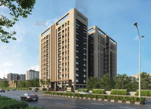 Elevation of real estate project Nova Shantinath located at Vesu, Surat, Gujarat