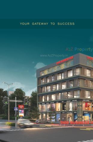 Elevation of real estate project Oasis Business Hub located at Bardoli, Surat, Gujarat