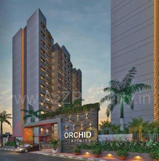 Elevation of real estate project Orchid Infinity located at Bhesan, Surat, Gujarat