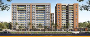 Elevation of real estate project Prayosha Bliss located at Dindoli, Surat, Gujarat