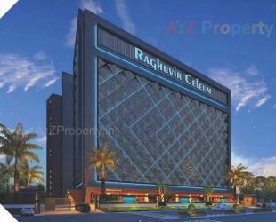 Elevation of real estate project Raghuvir Celeum Center located at Kumbhariya, Surat, Gujarat