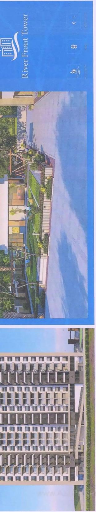 Elevation of real estate project River Front Tower located at Adajan, Surat, Gujarat