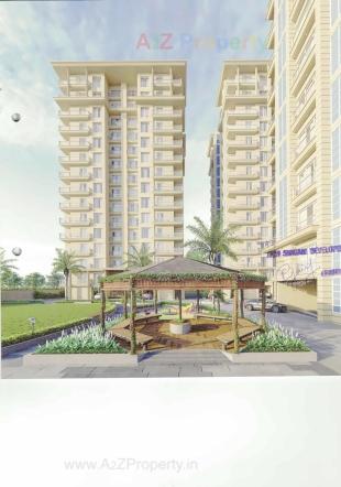 Elevation of real estate project Saffron Luxuria located at Valak, Surat, Gujarat