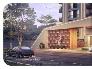 Elevation of real estate project Saffron Valley located at Puna, Surat, Gujarat