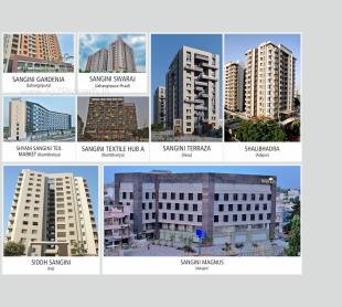 Elevation of real estate project Sangini Emperia located at Rander, Surat, Gujarat