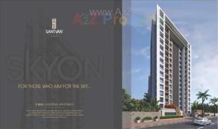 Elevation of real estate project Santvan Skyon located at Palanpur, Surat, Gujarat